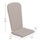 Flash Furniture Red Adirondack Chairs with Cream Cushions, 2PK 2-JJ-C14501-CSNCR-RED-GG - alternate 5